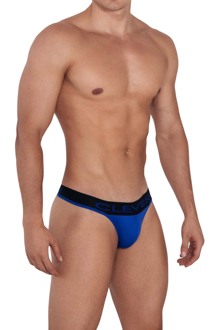 Clever 1408 Wood Thongs Blue