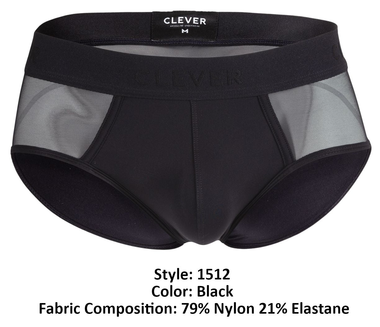 Clever 1512 Caspian Briefs Black