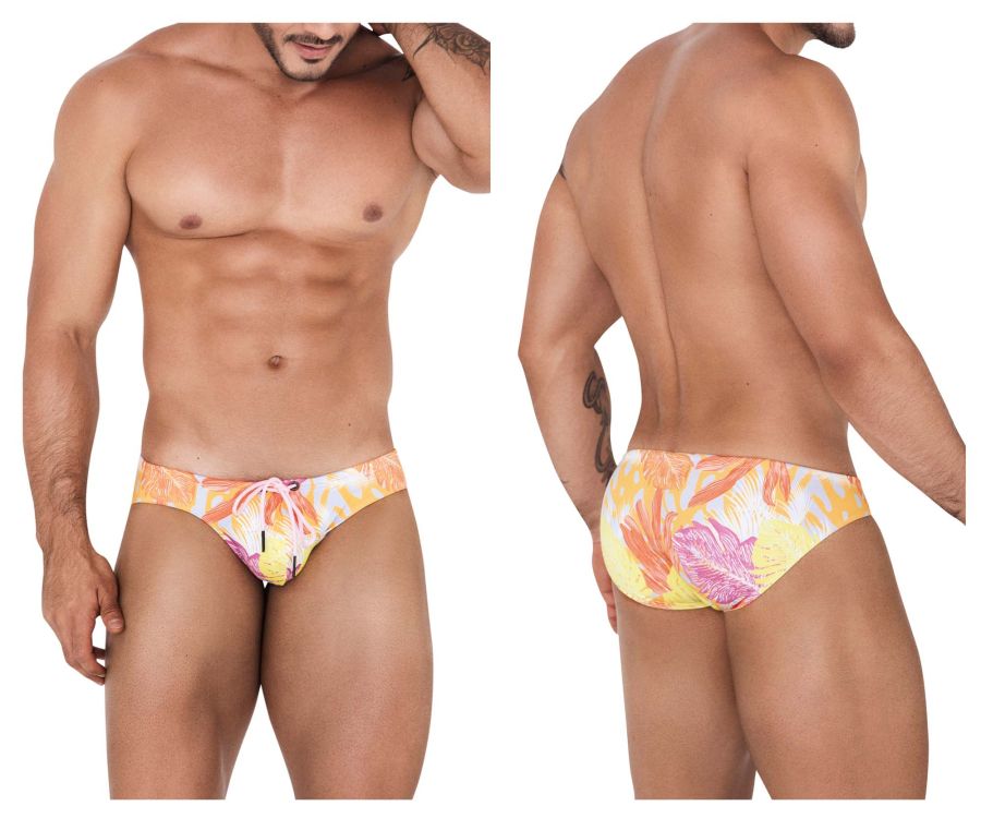 Clever 1519 Persian Swim Briefs Yellow Multi