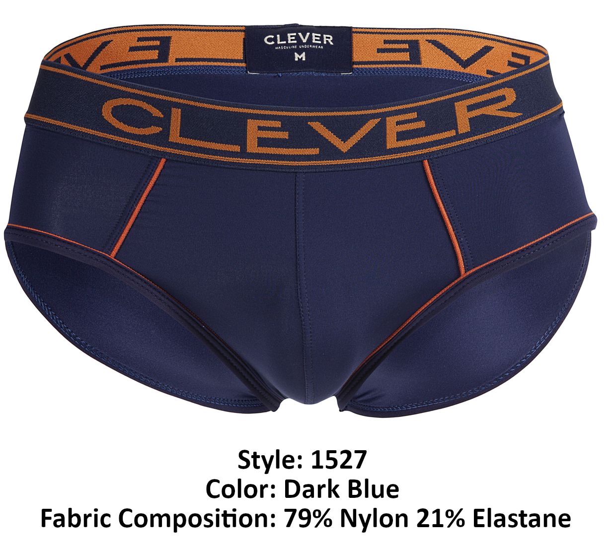 Clever 1527 Strait Briefs Dark Blue