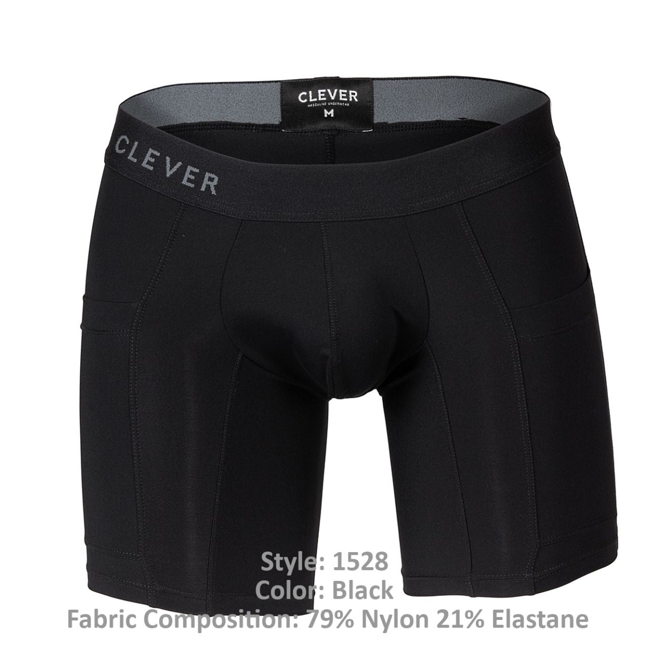 Clever 1528 Arctic Boxer Briefs Black