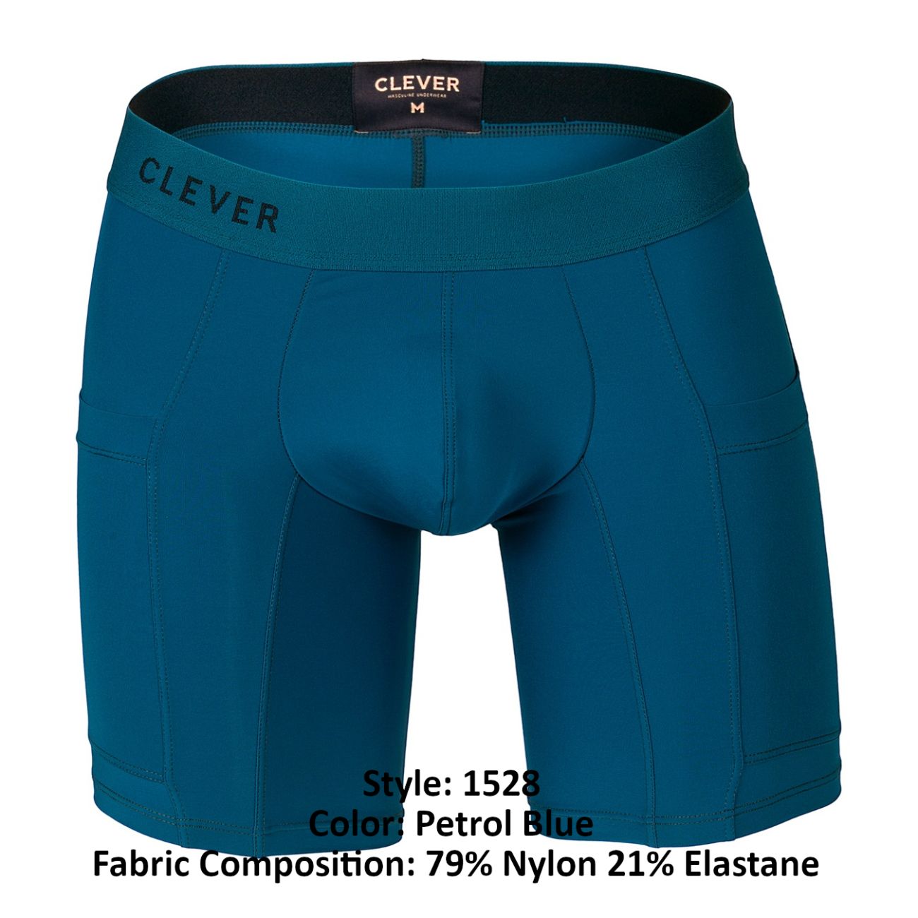 Clever 1528 Arctic Boxer Briefs Petrol Blue