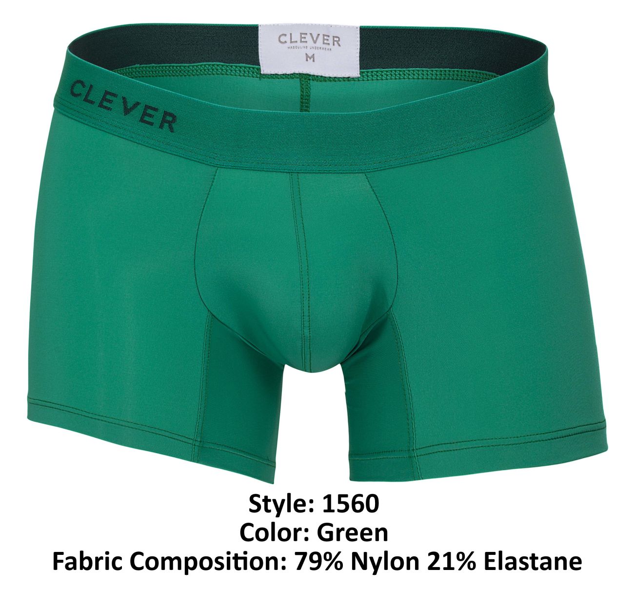 Clever 1560 Malba Boxer Briefs Green