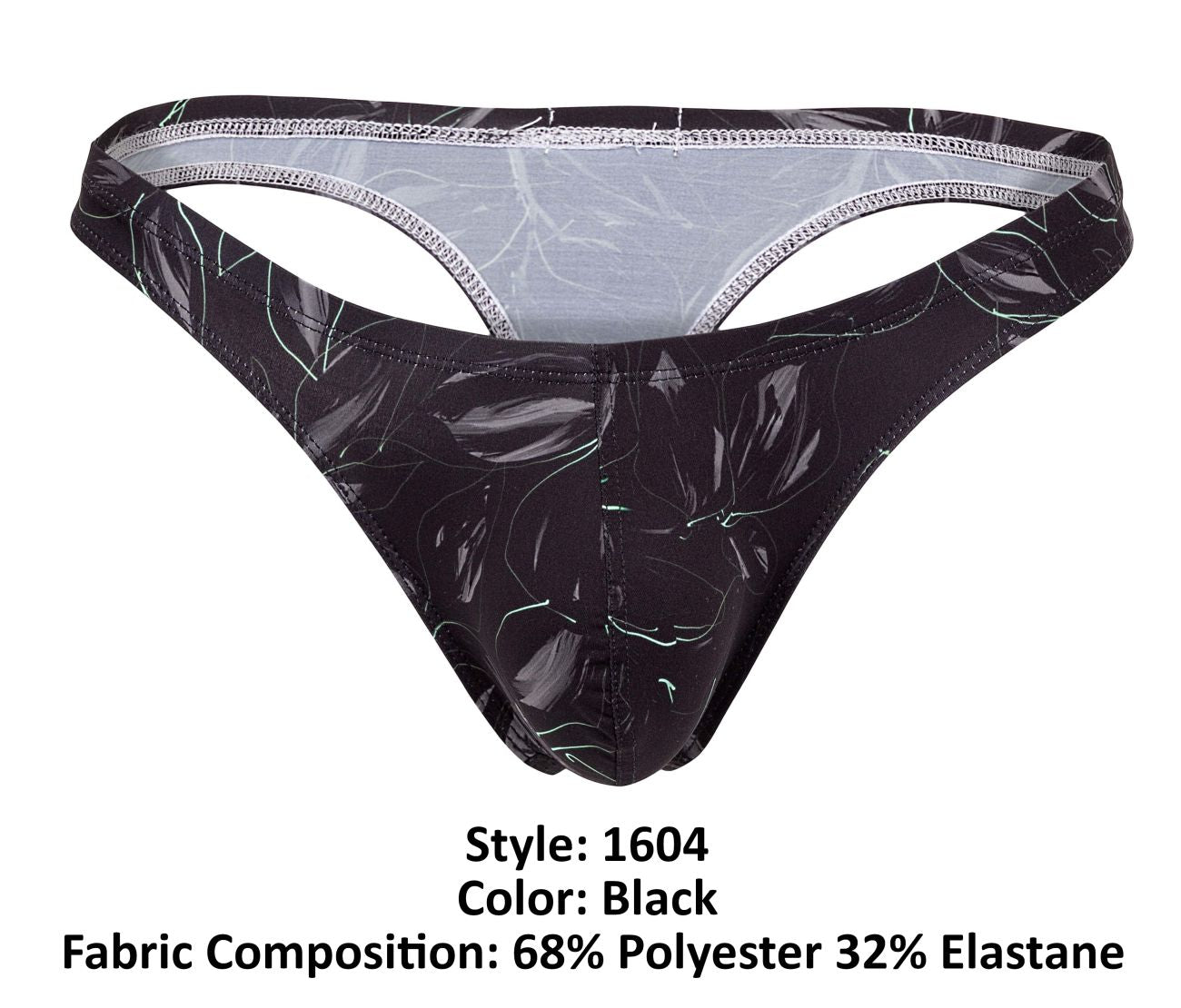 Clever 1604 Oasis Thongs Black