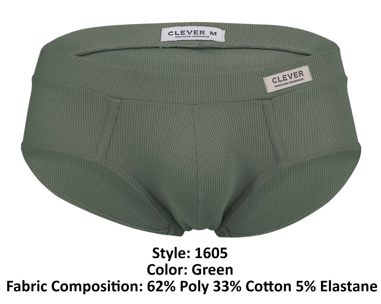 Clever 1605 Spirit Briefs Green