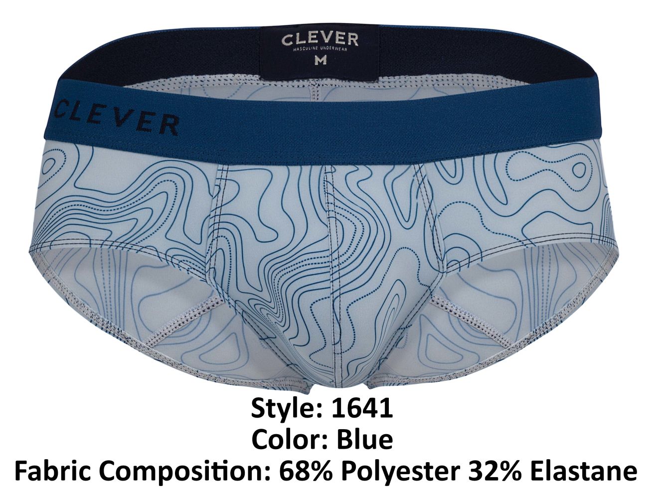 Clever 1641 Emphatic Briefs Blue