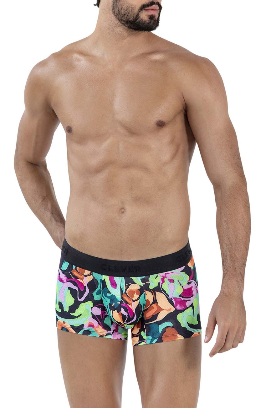 Clever 1642 Absolute Trunks Black Print