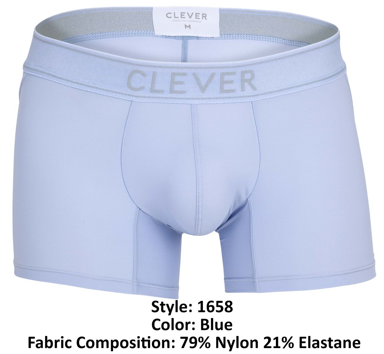 Clever 1658 Imagination Boxer Briefs Blue