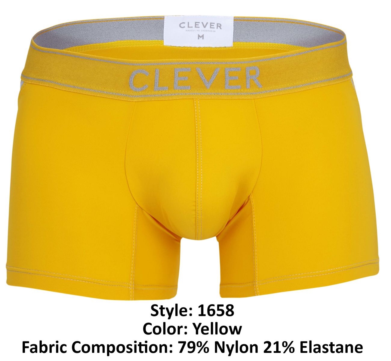 Clever 1658 Imagination Boxer Briefs Yellow