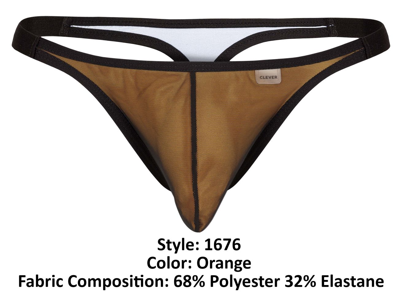 Clever 1676 Eroticism Thongs Orange