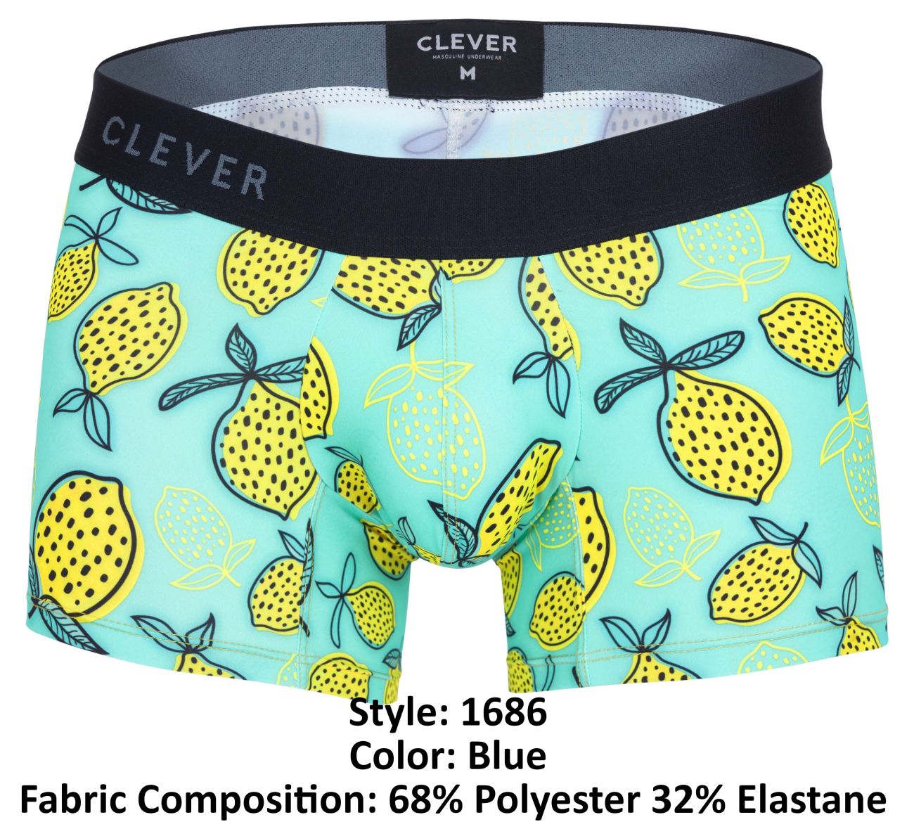 Clever 1686 Lemons Trunks Blue