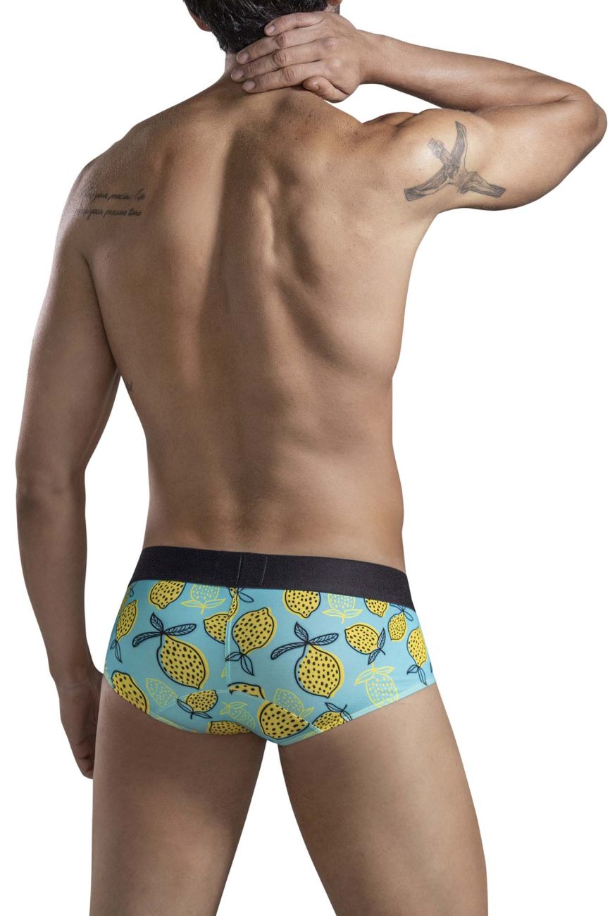 Clever 1687 Lemons Briefs Blue