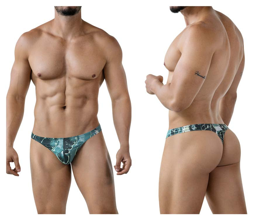 Clever 2020 Galia Mens Minimal Cover Thong Green
