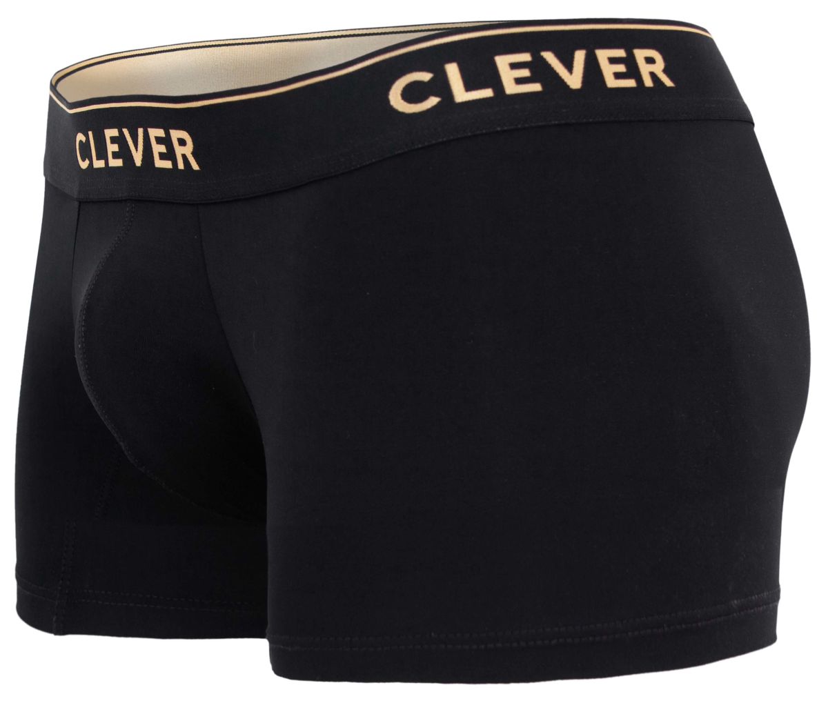 Clever 2026 Valladolid Mens Sleek Boxer Briefs Trunks Black