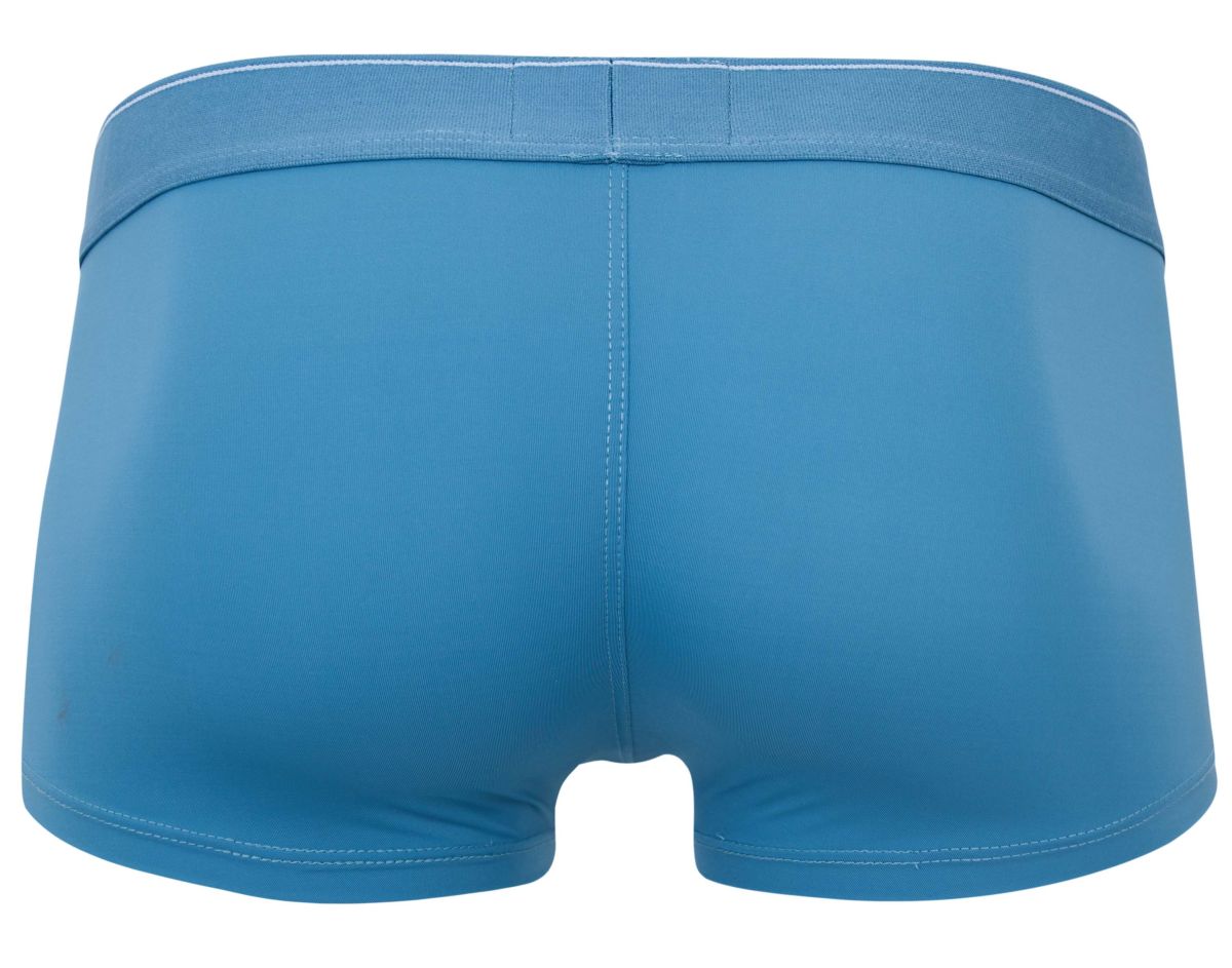 Clever 2042 Mendoza Mens Smooth Body Hugging Trunks Blue