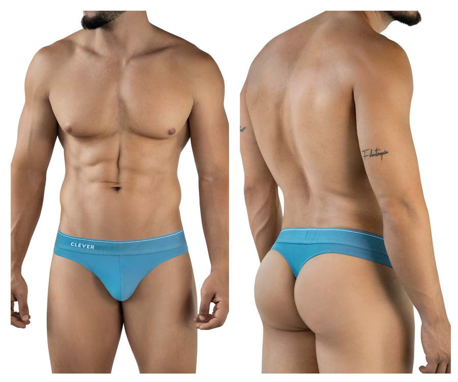 Clever 2044 Mendoza Mens Supportive & Sexy Thongs Blue