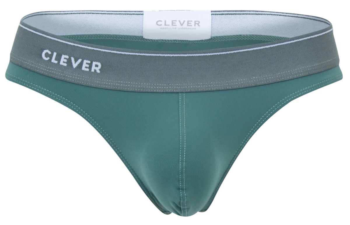 Clever 2044 Mendoza Mens Supportive & Sexy Thongs Green
