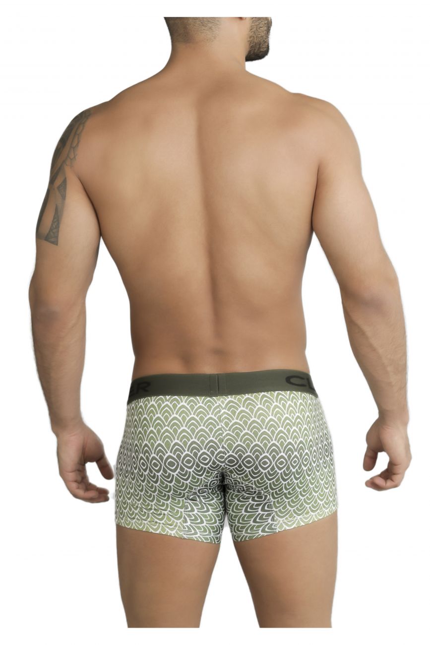 Clever 2199 Limited Edition Boxer Briefs Trunks Green Print