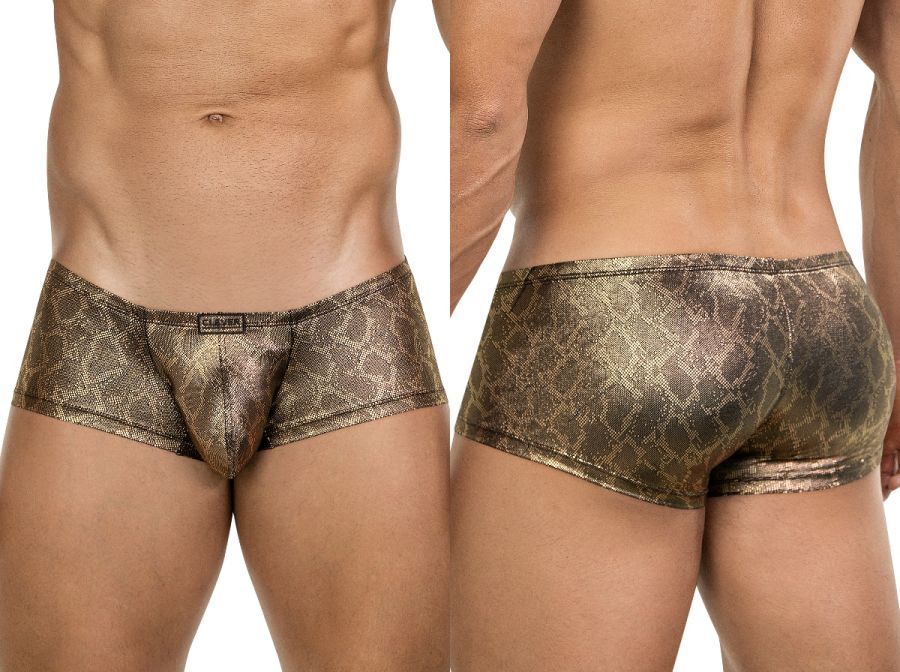 26042 Atlas Male Premium Underwear Piece Trunks Gold