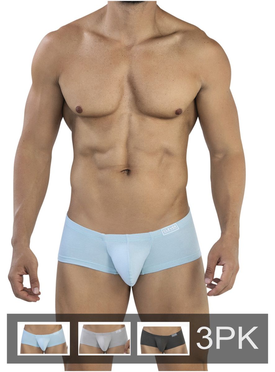 Clever 26226 3PK Mens Australian Latin Daily Essentials Trunks 3 Colours