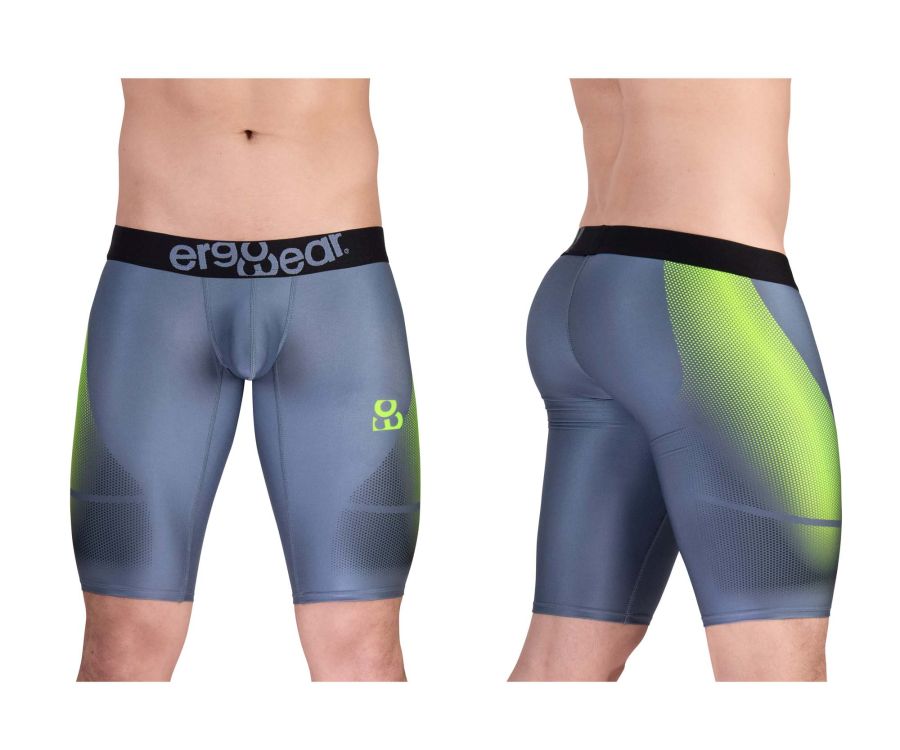 ErgoWear EW1603 MAX SE Athletic Shorts Gray-Green