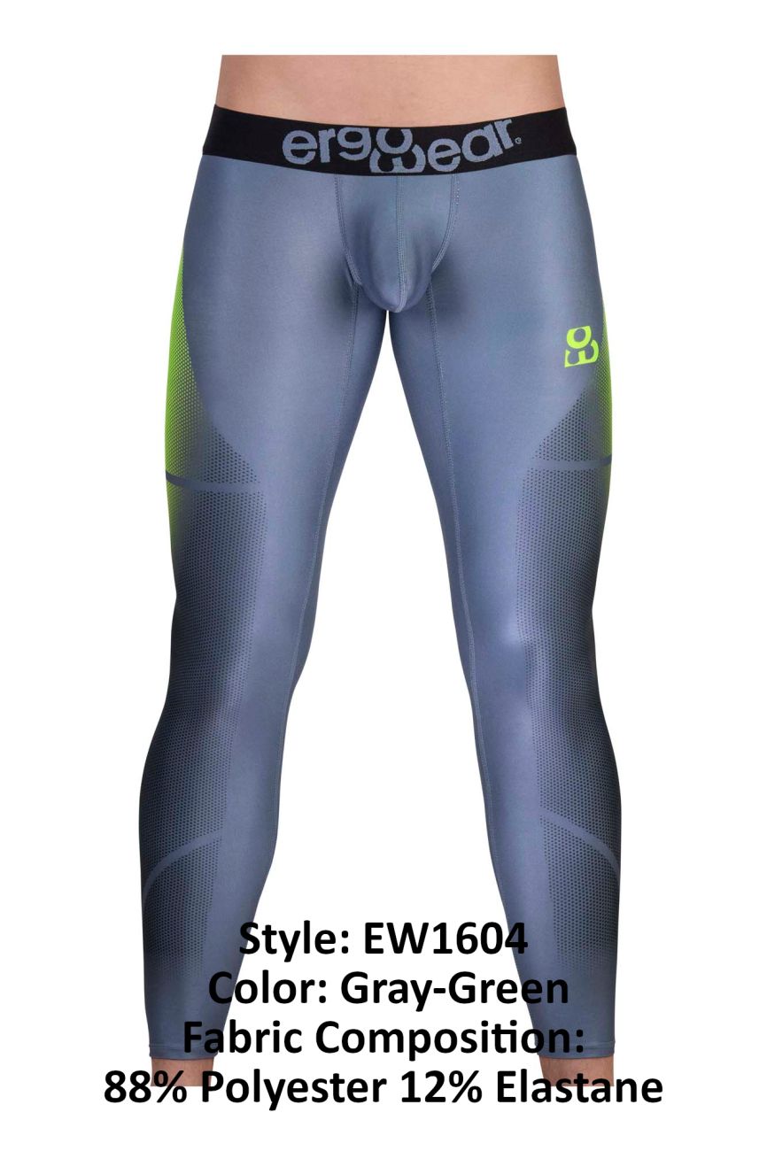 ErgoWear EW1604 MAX SE Athletic Pants Grey-Green