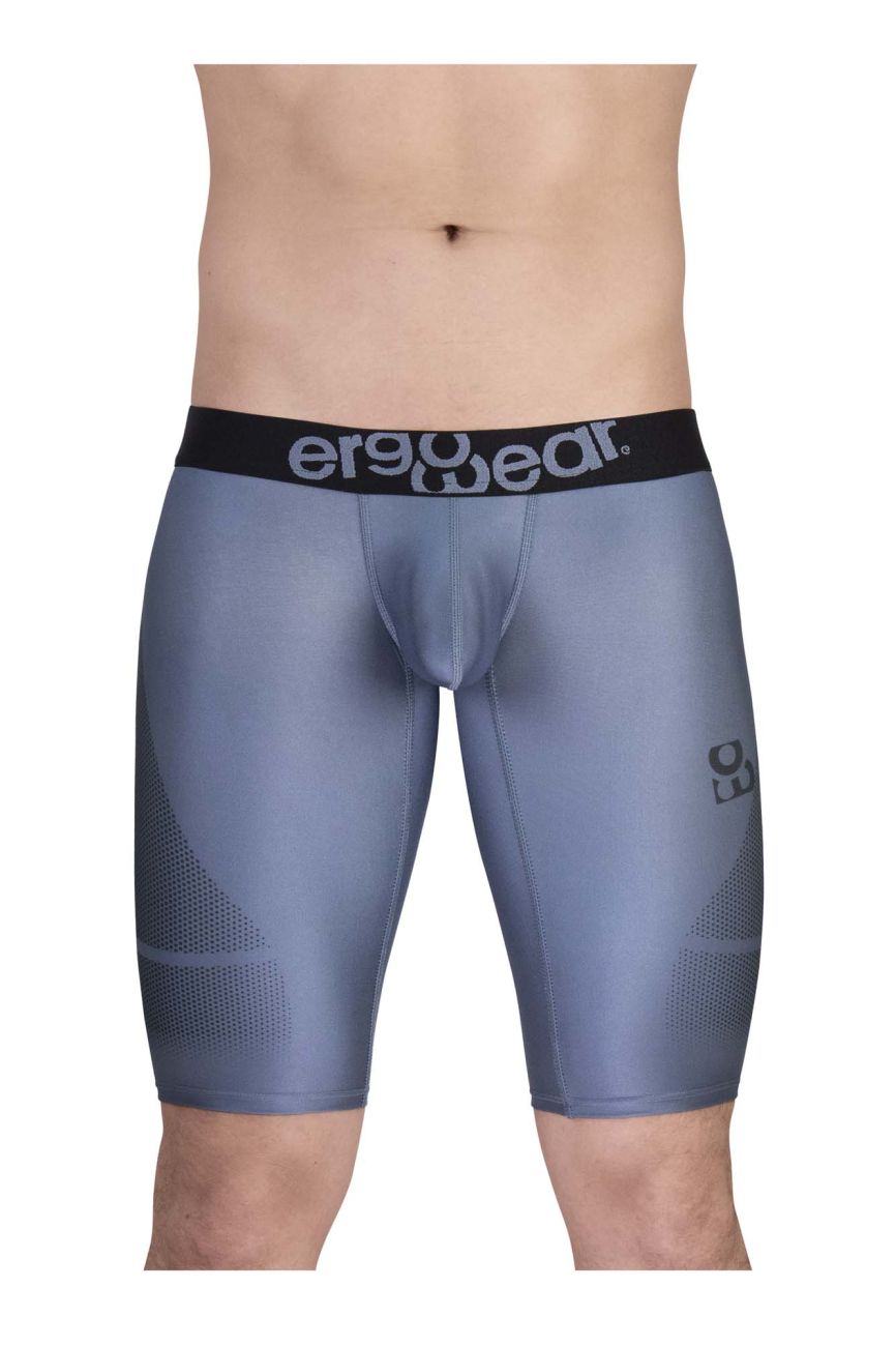 ErgoWear EW1609 MAX SE Athletic Shorts Gray-Black