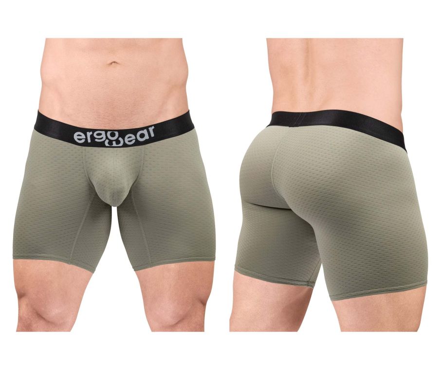 ErgoWear EW1680 MAX FLOW Boxer Briefs Smoke Green