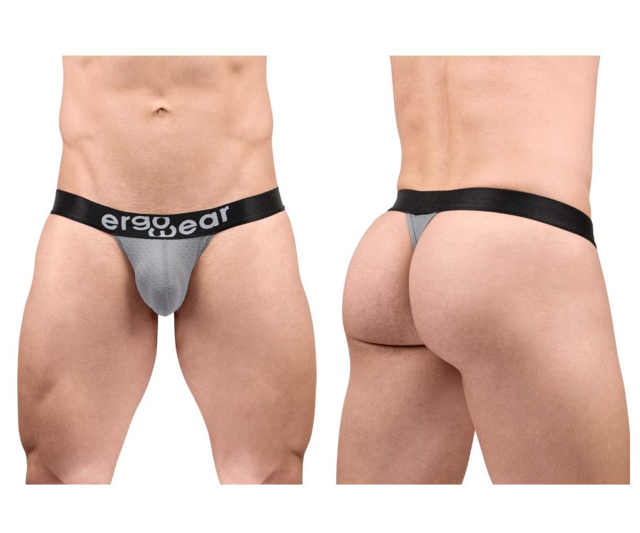 ErgoWear EW1682 MAX FLOW G-String Gray