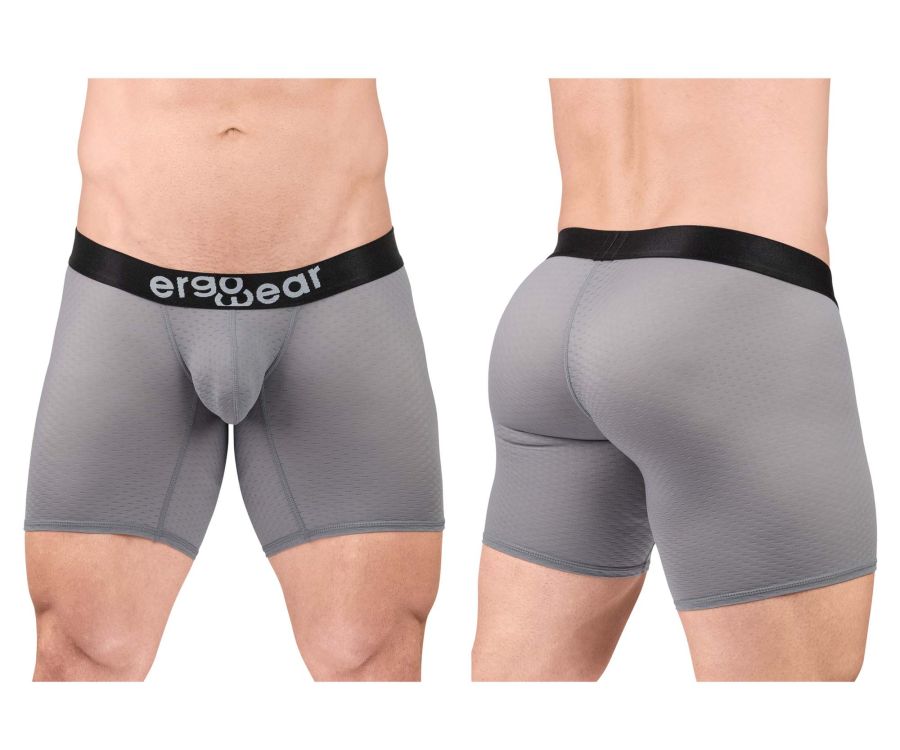 ErgoWear EW1685 MAX FLOW Boxer Briefs Gray