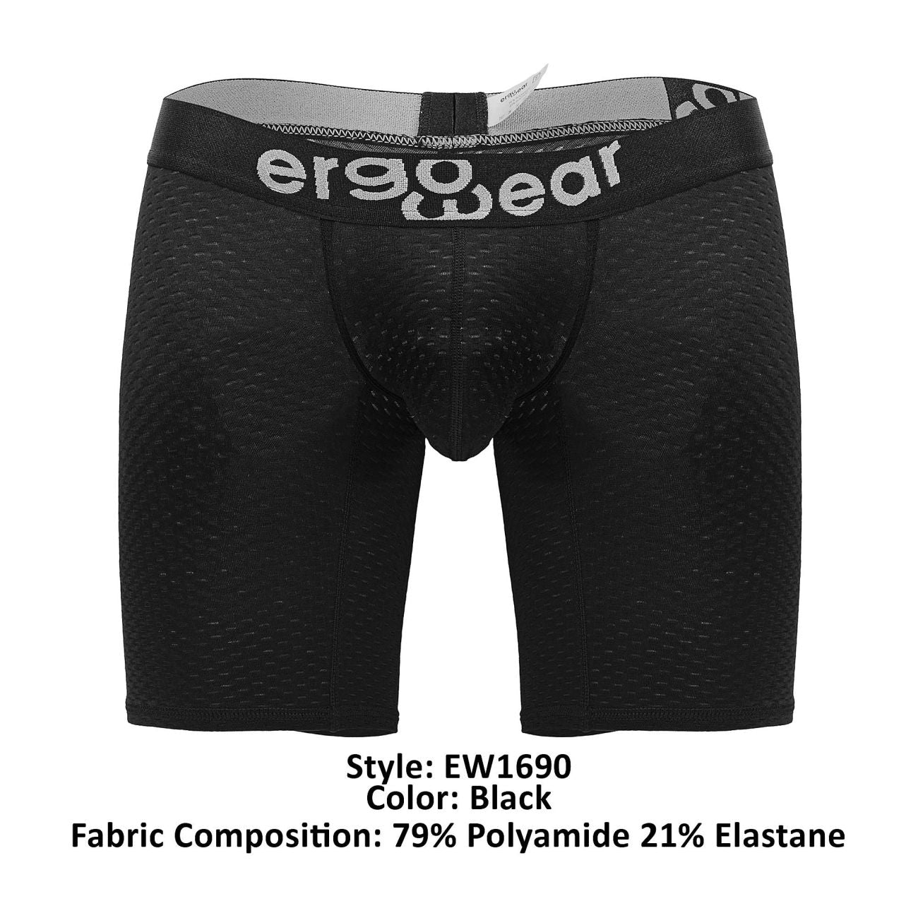 ErgoWear EW1690 MAX FLOW Boxer Briefs Black