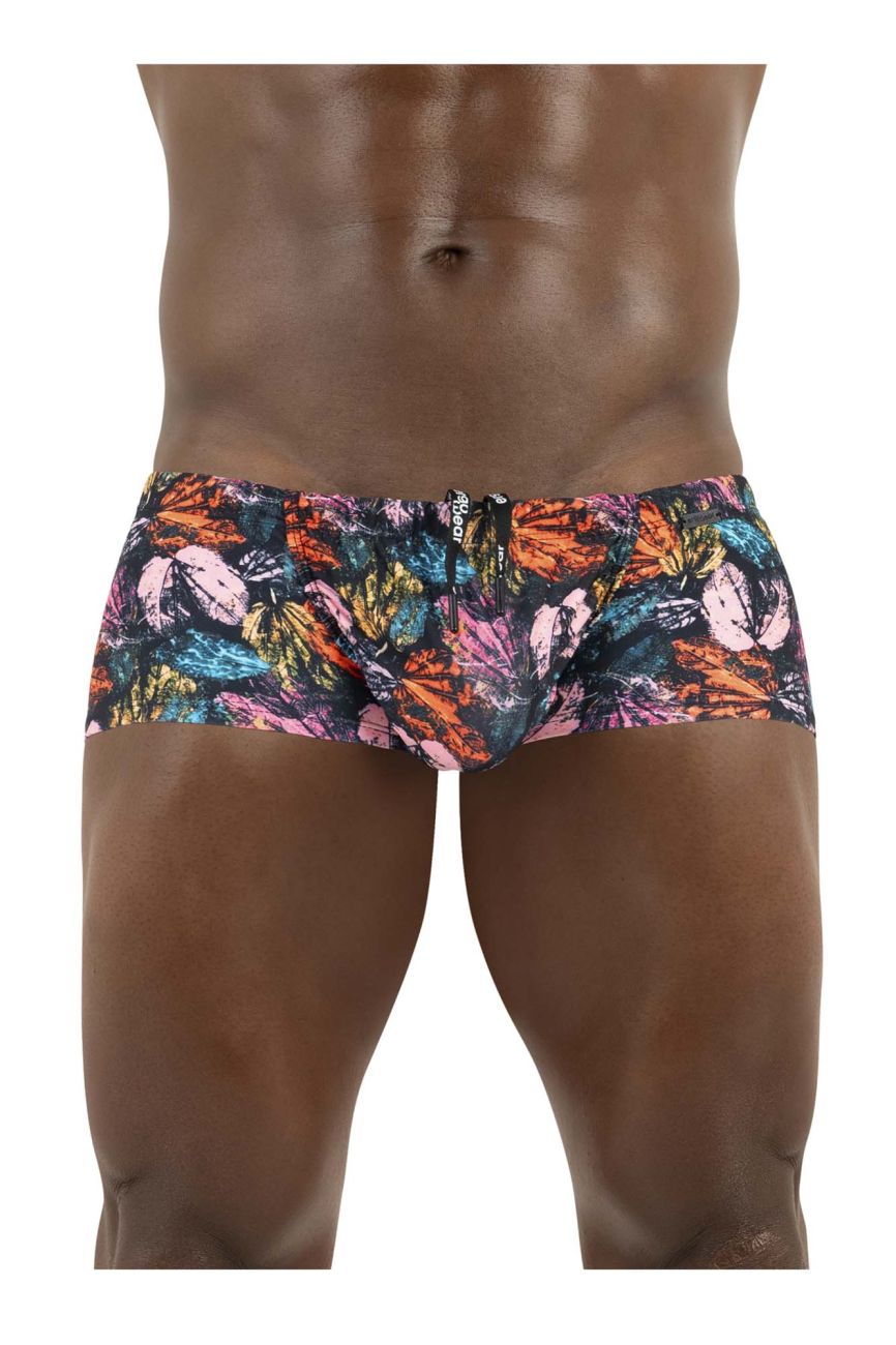 ErgoWear EW1696 FEEL SW Swim Trunks Pink Leaves