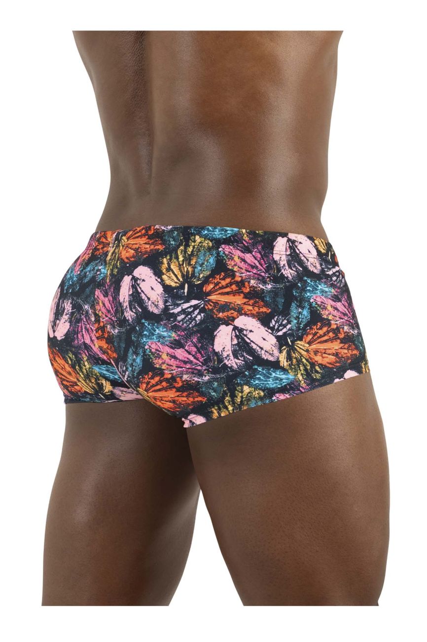 ErgoWear EW1696 FEEL SW Swim Trunks Pink Leaves