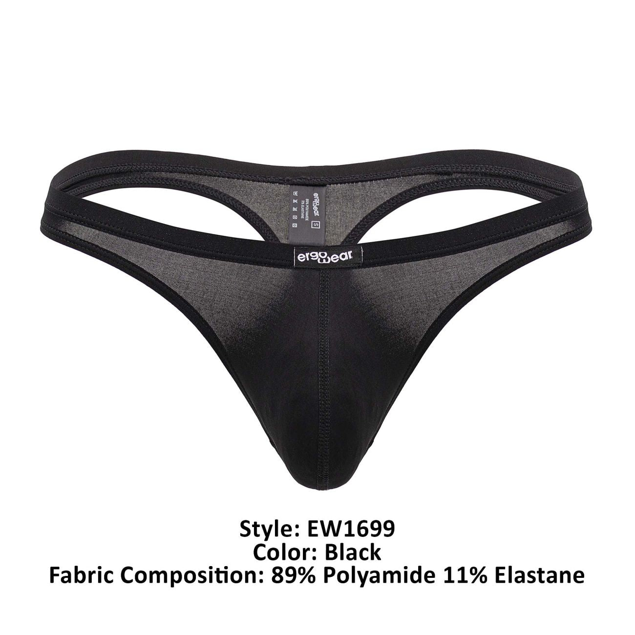 ErgoWear EW1699 X4D Thongs Black