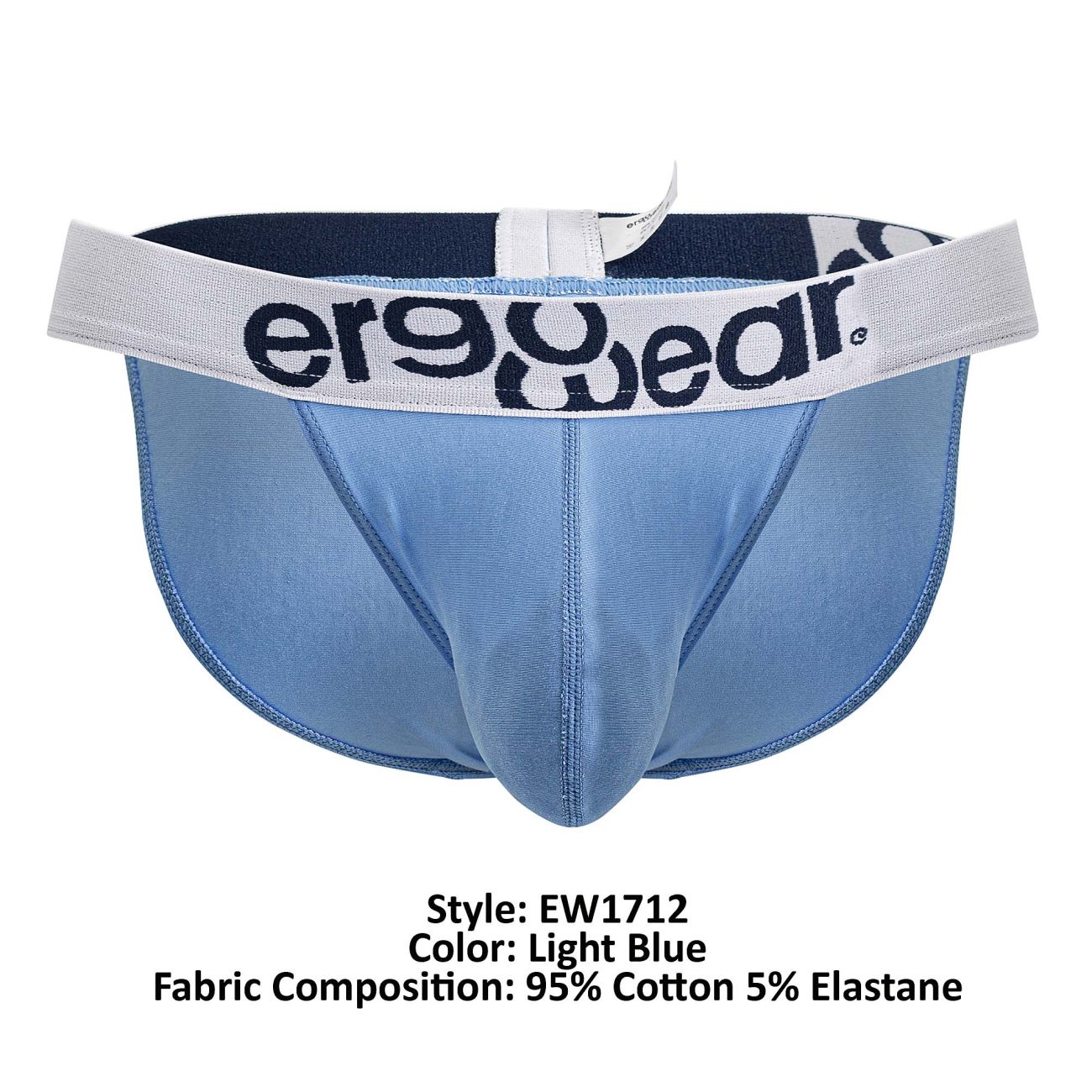 ErgoWear EW1712 MAX COTTON Bikini Light Blue