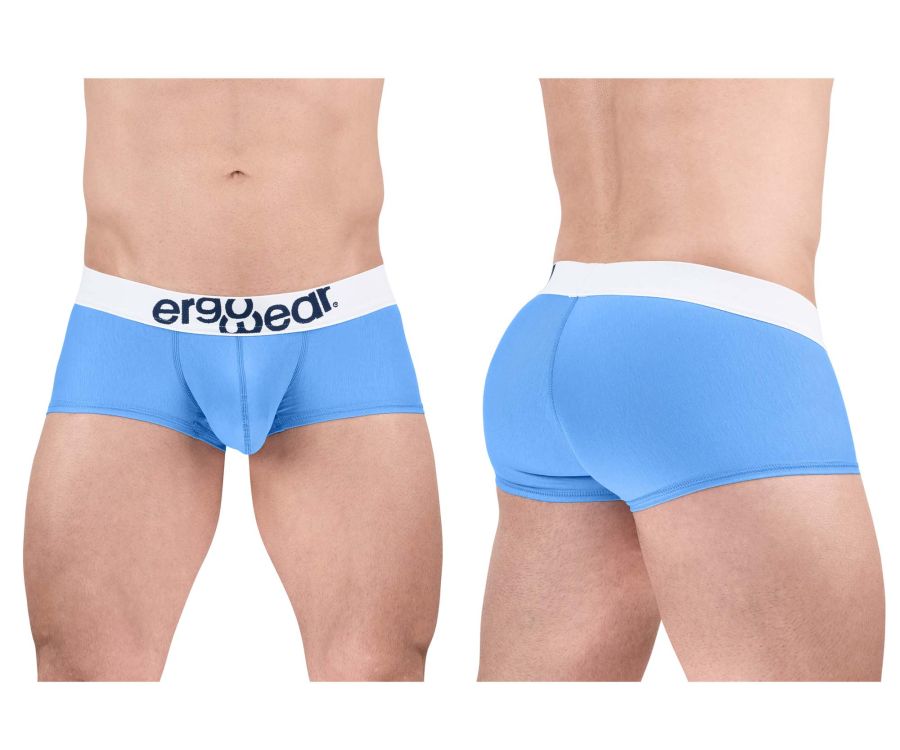 ErgoWear EW1713 MAX COTTON Trunks Light Blue