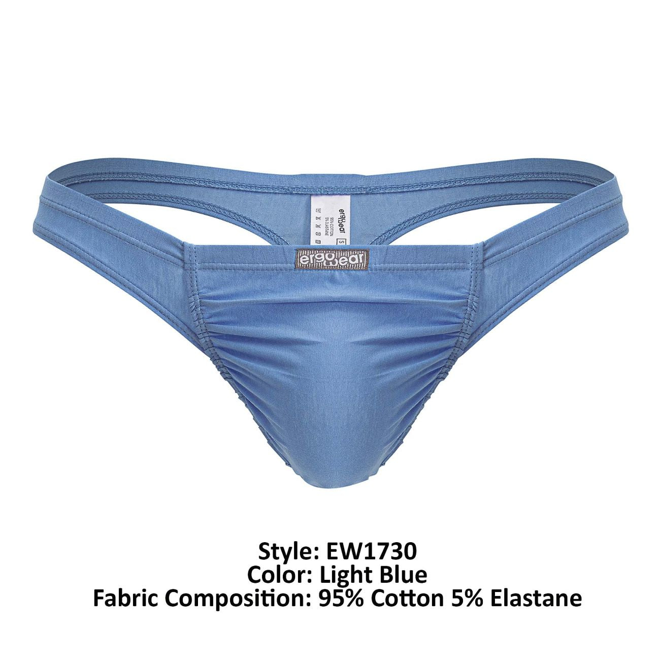 ErgoWear EW1730 FEEL GR8 Cotton Thongs Light Blue