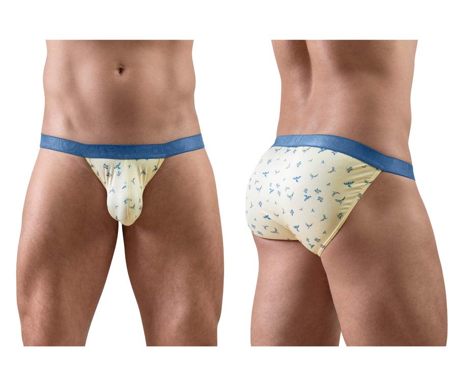 ErgoWear EW1769 SLK SE Male Comfortable Bikini Vanilla Birds
