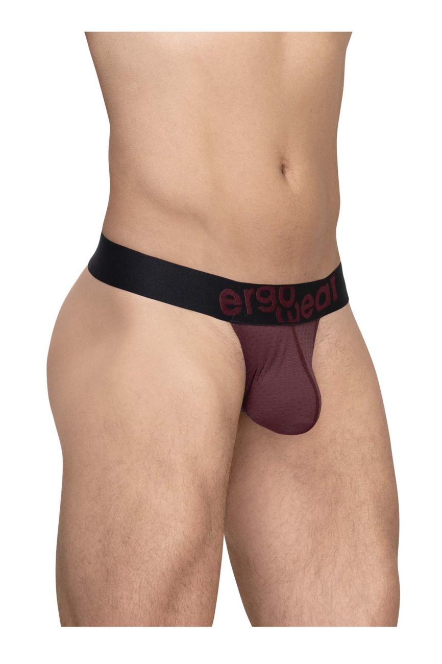 ErgoWear EW1793 MAX FLOW Mens Sleek G-String Burgundy