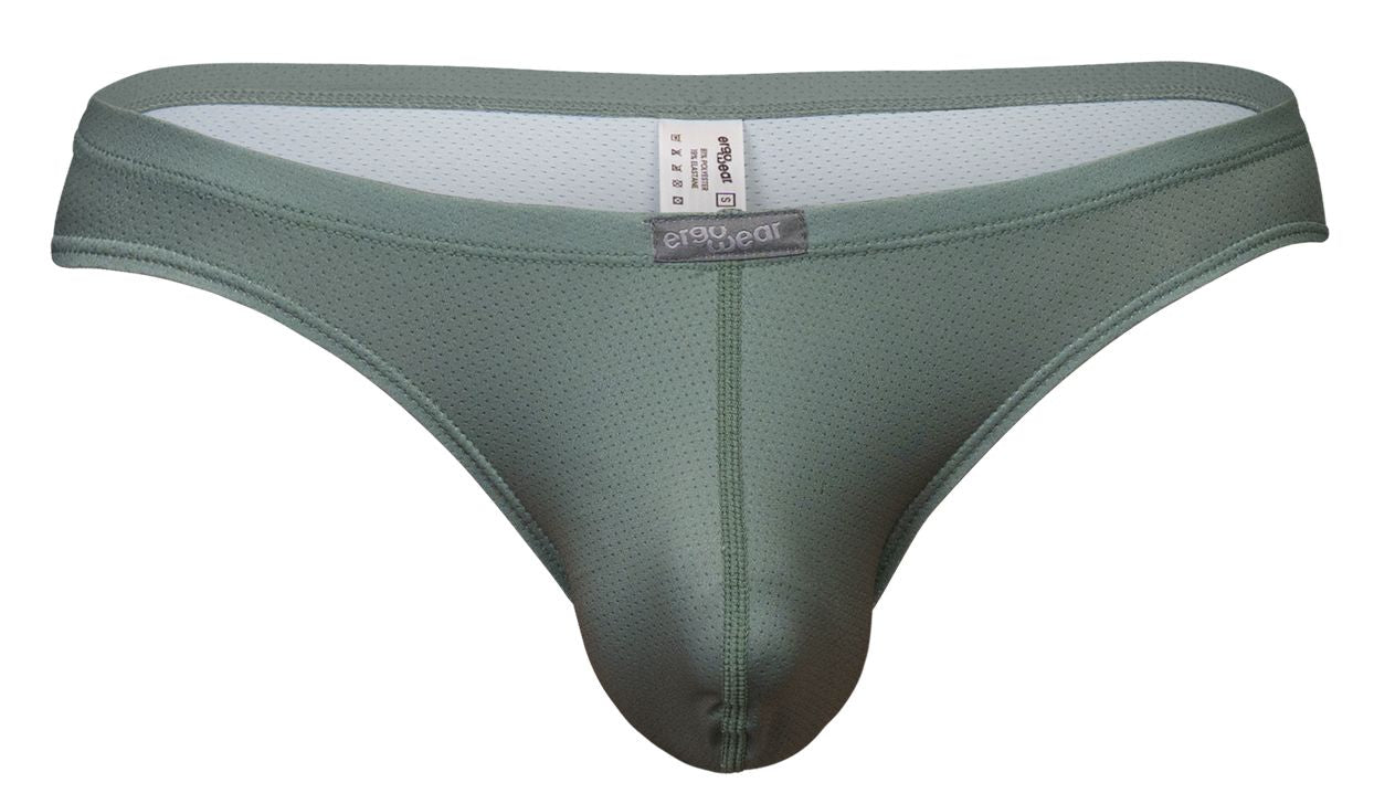 ErgoWear EW1801 X4D SE Mens Feels Like Air Thong Olive Green
