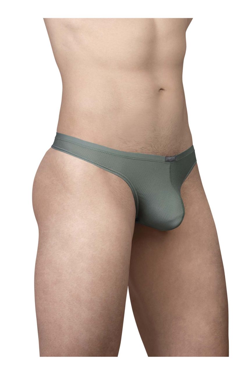 ErgoWear EW1801 X4D SE Mens Feels Like Air Thong Olive Green