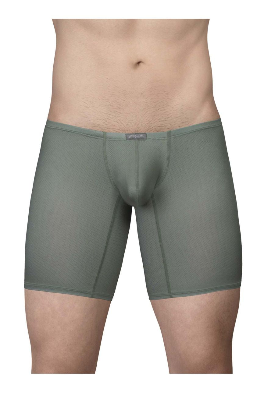 ErgoWear EW1804 X4D SE Mens Extra Coverage Boxer Briefs Olive Green