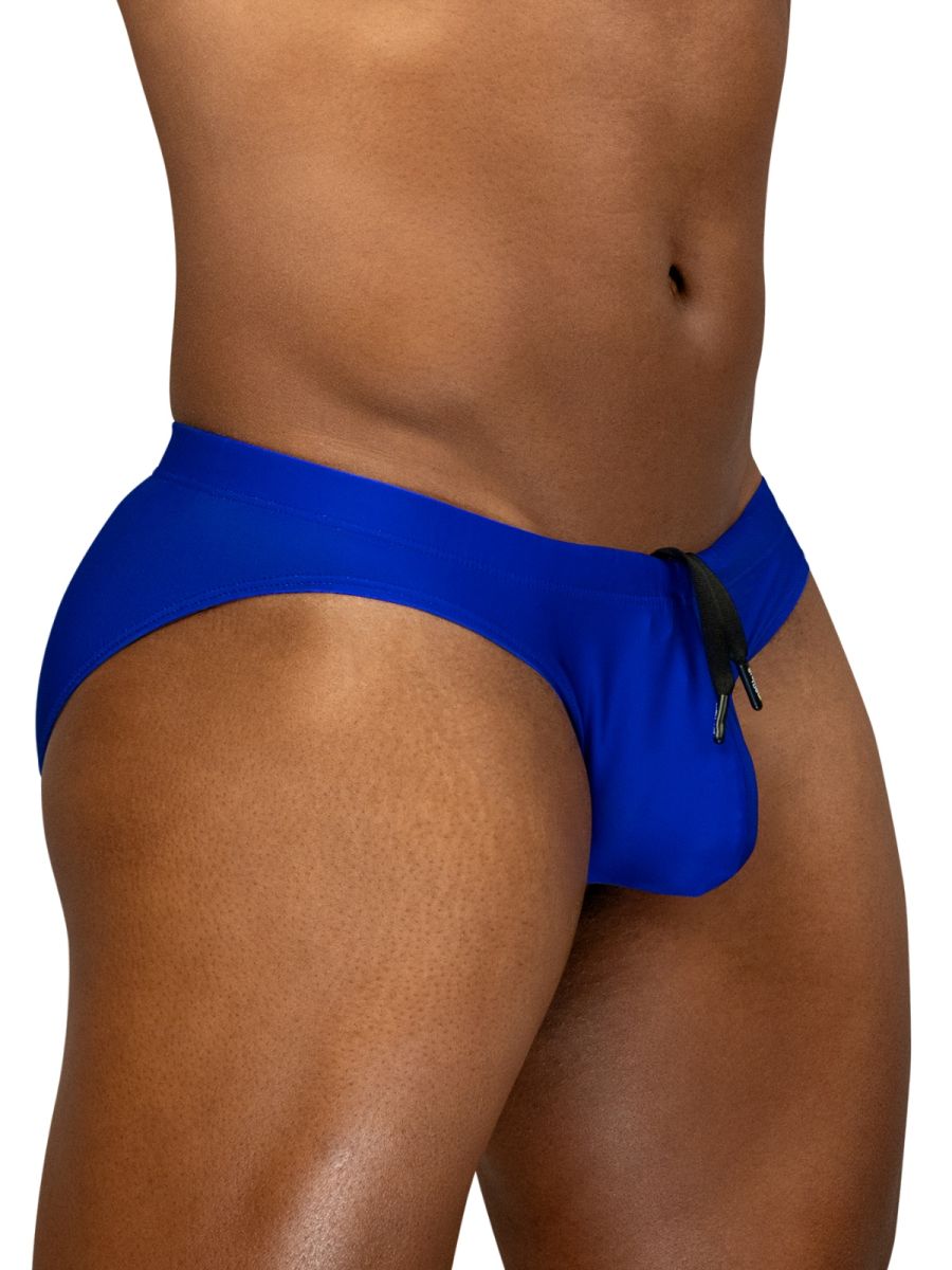 ErgoWear EW1835 Performance 4-Way Male Stretch Swim Bikini Electric Blue
