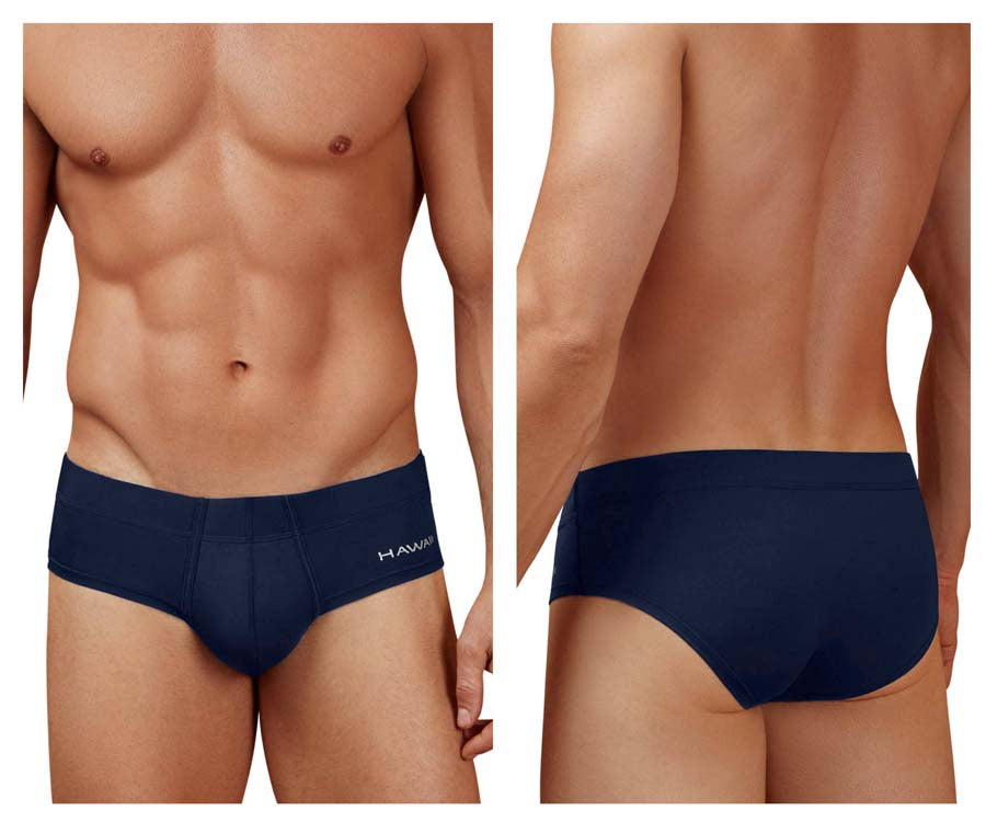 HAWAIR 42241 Microfiber Male All Day Briefs Dark Blue