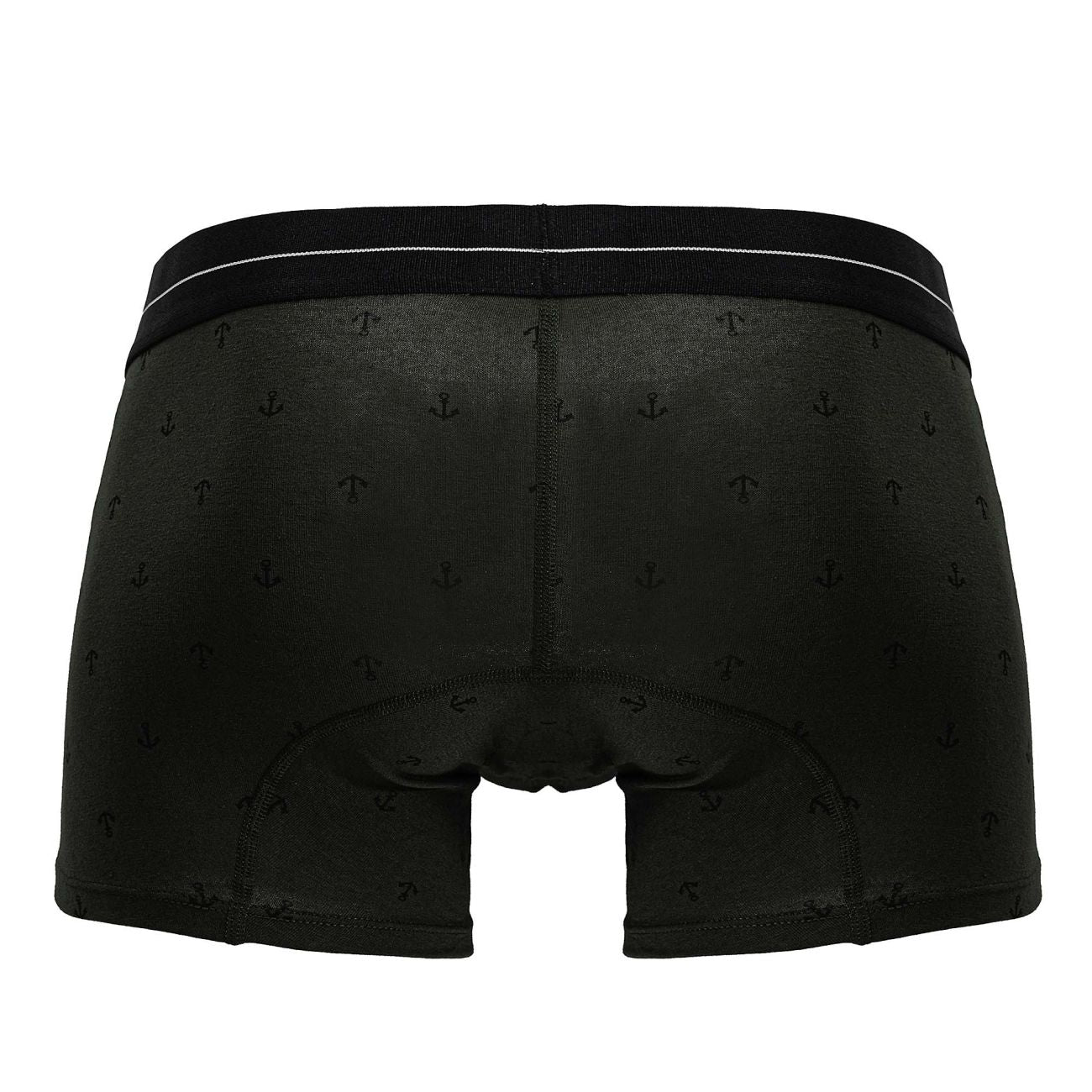 HAWAIR 42521 Cotton Blend Male Snug Fit Trunks Military Green