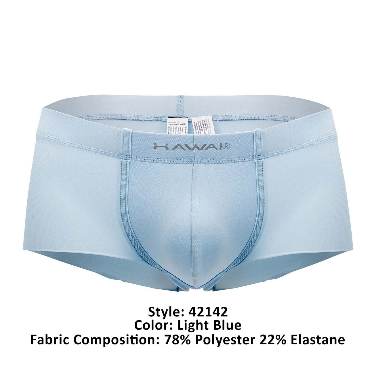 HAWAI 42142 Solid Mini Trunks Light Blue