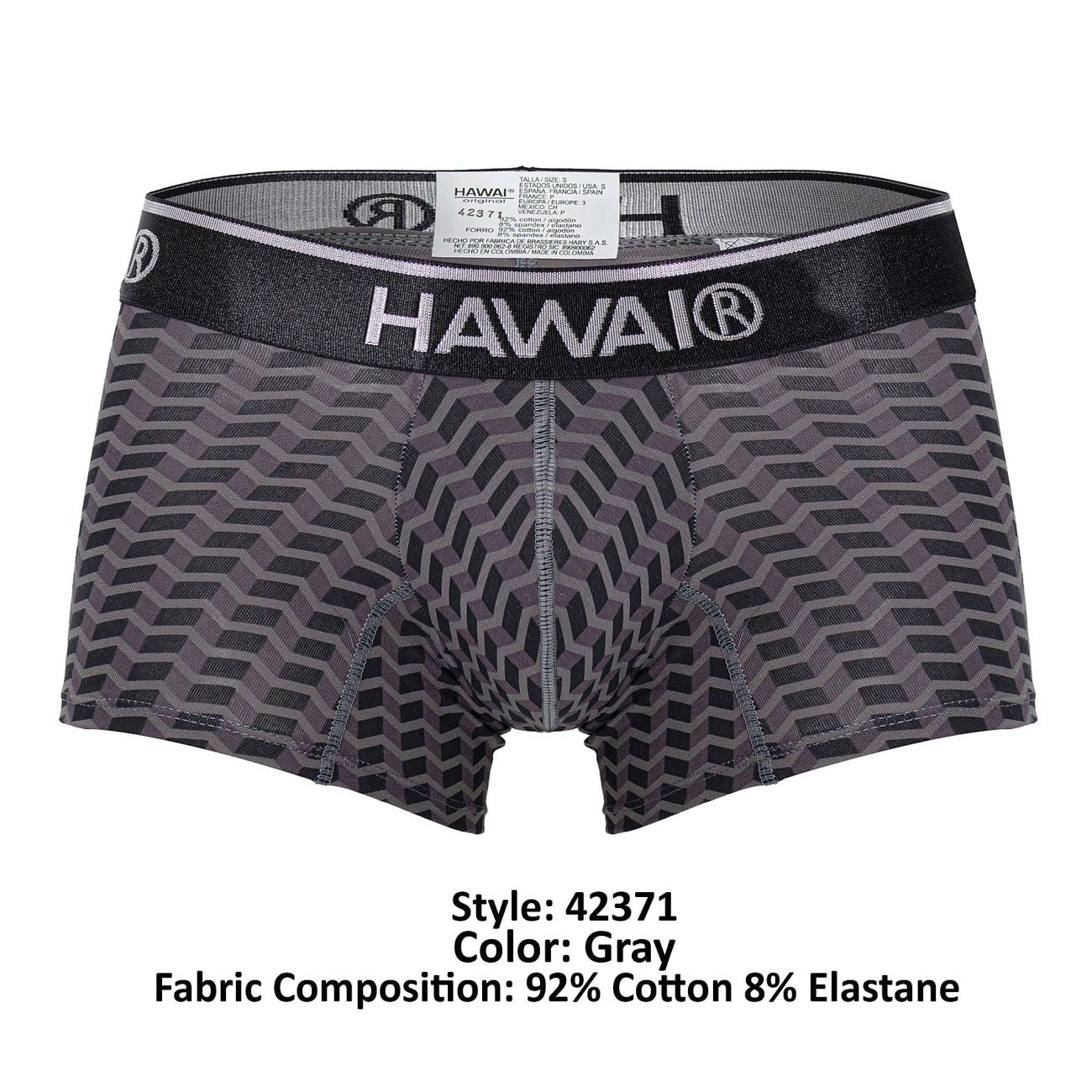 HAWAI 42371 Printed Trunks Gray