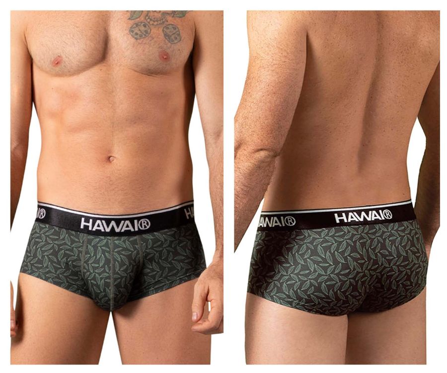 HAWAI 42380 Printed Briefs Green