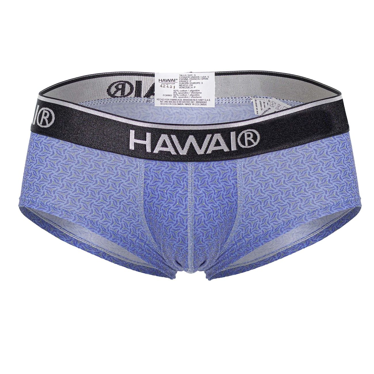 HAWAI 42431 Printed Briefs Blue