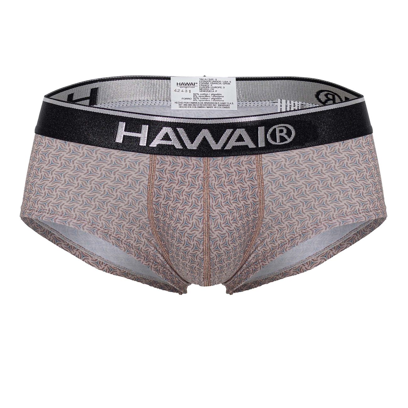 HAWAI 42431 Printed Briefs Cocoa